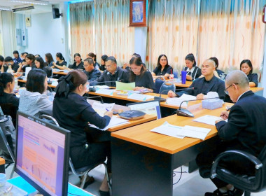 การประชุมขับเคลื่อนการปฏิบัติงานตามระบบการส่งเสริมสหกรณ์และกลุ่มเกษตรกรประจำเดือนธันวาคม 2568 ครั้งที่ 12/2568 ของสำนักงานสหกรณ์จังหวัดนครศรีธรรมราชเพื่อติดตามความก้าวหน้าผลการดำเนินโครงการตามแผนการปฏิบัติราชการ ประจำปีงบประมาณ พ.ศ.2569 การดำเนินงานตามนโ ... พารามิเตอร์รูปภาพ 39